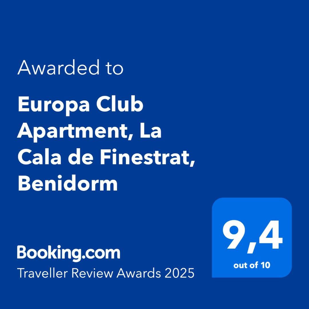 Europa Club Apartment, La Cala De Finestrat, Benidorm, Next To The Beach, Ground Floor, Air Cond Eksteriør billede